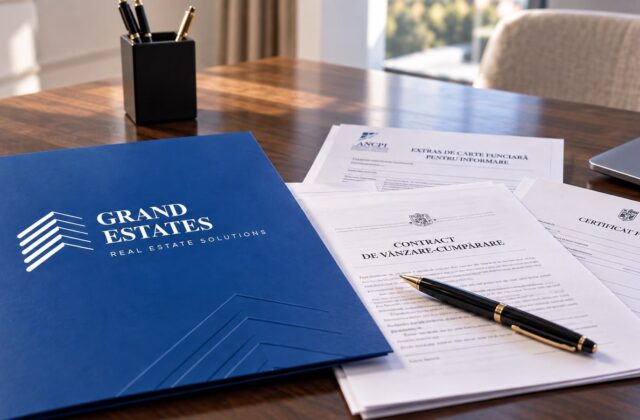 Contract de vânzare-cumpărare, extras de carte funciară și certificat fiscal pe biroul notarului