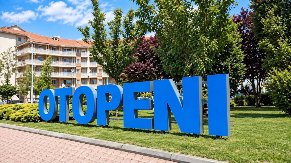 Semnul „Otopeni” din oraș