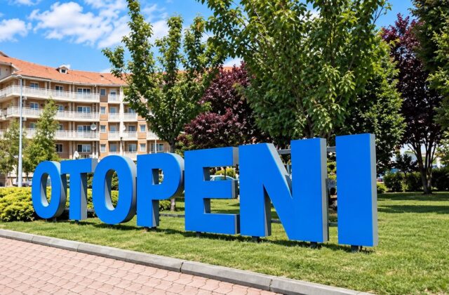 Semnul „Otopeni” din oraș